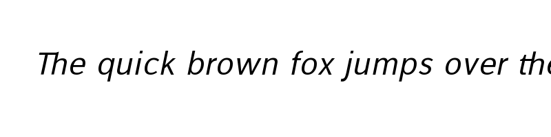 Preview of alfabetica light italic