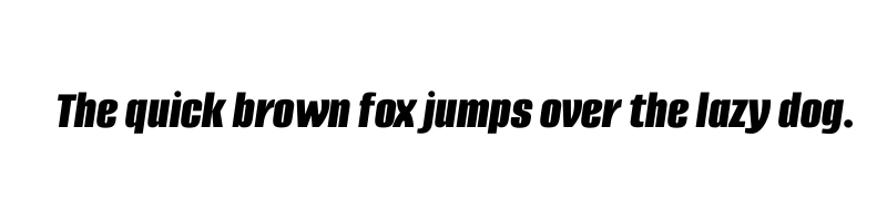 Preview of alumni sans black italic