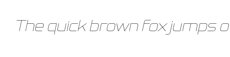 Preview of ambatah thin italic