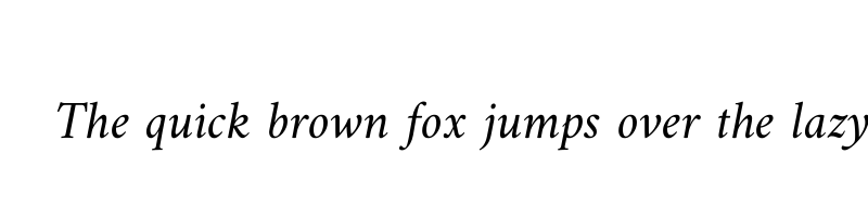 Preview of amiri italic