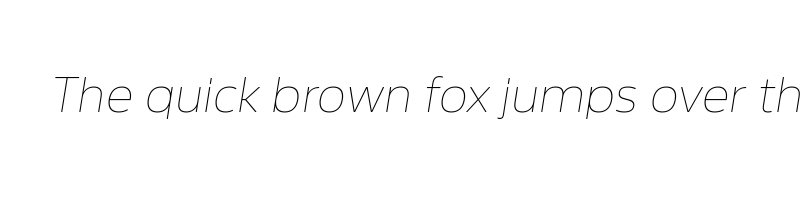 Preview of amsi pro normal thin italic