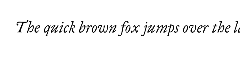 Preview of analogia italic
