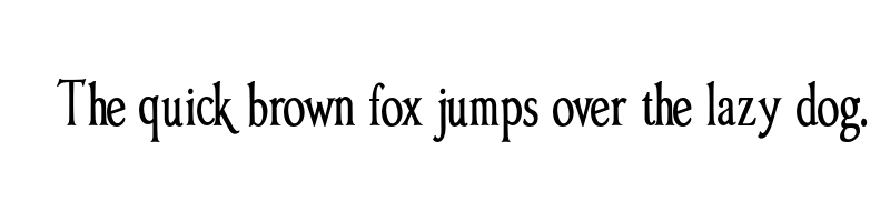 font preview of anavio condensed