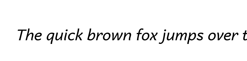 font preview of andika italic