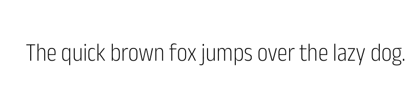 font preview of AnekOdia SemiCondensed ExtraLight