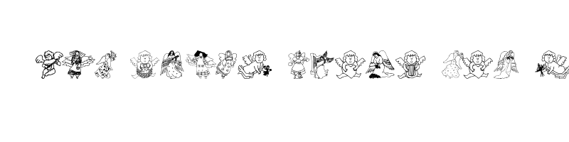 font preview of angelos