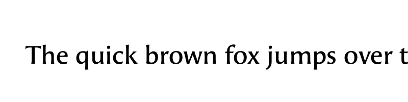 font preview of angie sans std demi