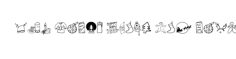 font preview of angies christmas