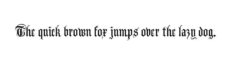 font preview of anglicantext