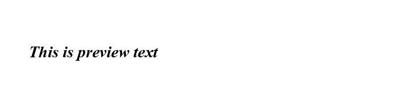 Preview of AngsanaUPC Bold Italic