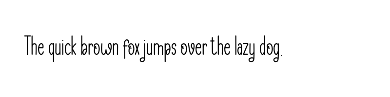 font preview of animal shelter otf