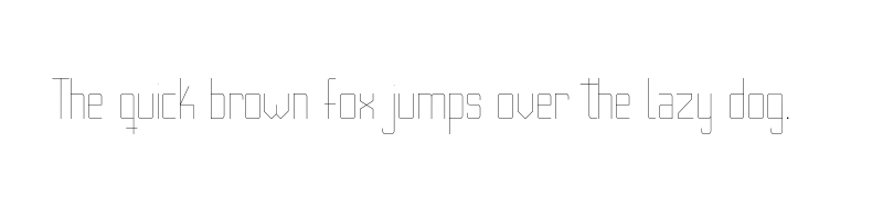 font preview of anisette thin