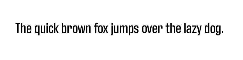 font preview of antarctican headline medium