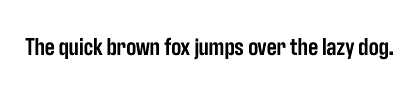 font preview of antarctican headline semibold