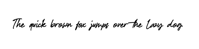 font preview of Anthony Writters
