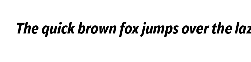 Preview of apparat condensed extrabold italic