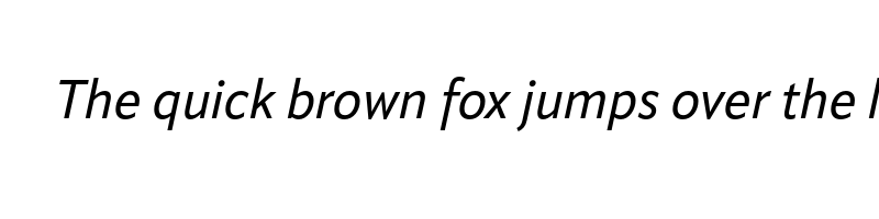 Preview of apparat semi condensed italic