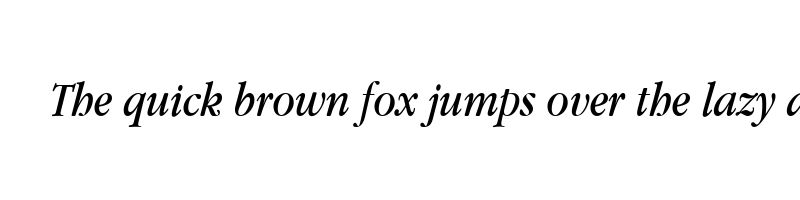 Preview of apple garamond italic