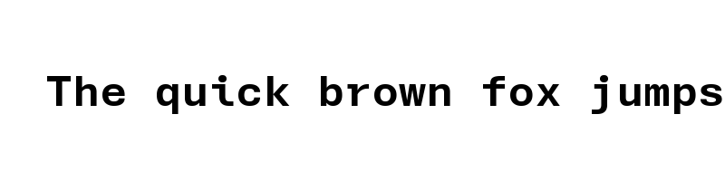 Preview of aptos mono bold