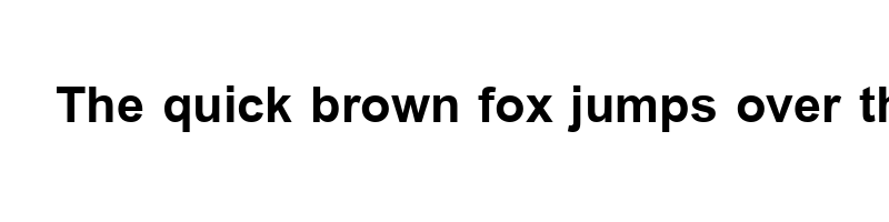 Preview of arabic transparent bold ttf