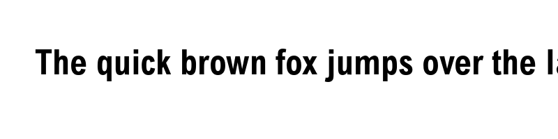 Preview of arial mt pro condensed bold