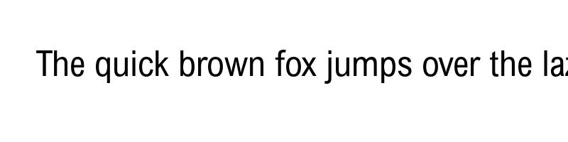 Preview of arial mt pro condensed