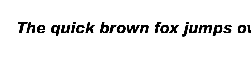 Preview of arial mt pro extra bold italic