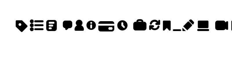 Preview of arista pro icons bold