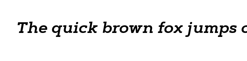 Preview of artegra slab semibold italic