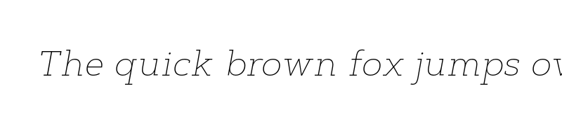 Preview of artegra slab thin italic