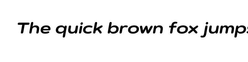 Preview of artegra soft extended bold italic