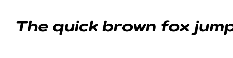 Preview of artegra soft extended extra bold italic