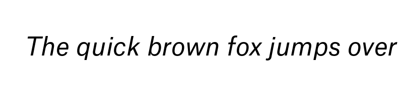 Preview of atlas grotesk regular italic demo