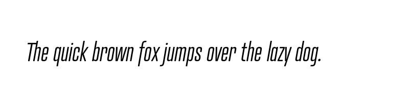 Preview of atrament light italic