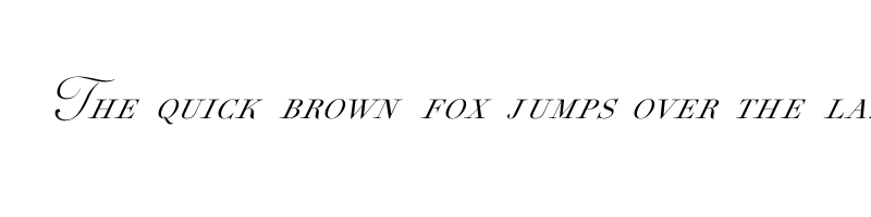 Preview of auberge script mixed caps