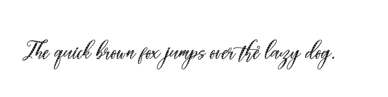 Preview of autumn elegant script