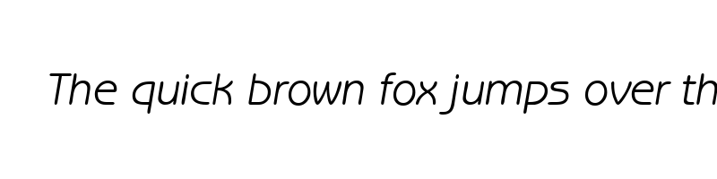 Preview of b691 sans italic