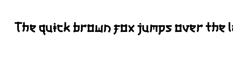 Preview of badora font
