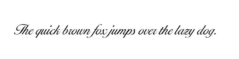 Preview of ballantines script ef light