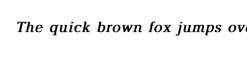 Preview of baltica bold italic