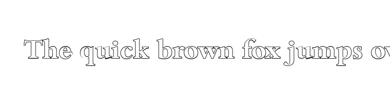 Preview of bamberg outline bold