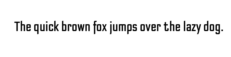 Preview of bank sans ef cy compressed regular