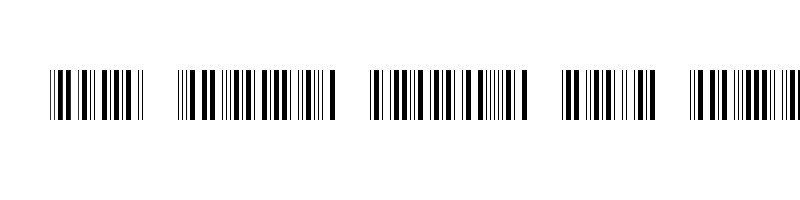 font preview of barcode c39p12dhtt
