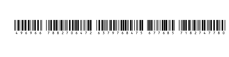 Preview of barcode inthrp36dltt