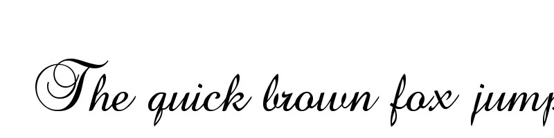 Preview of baroque script