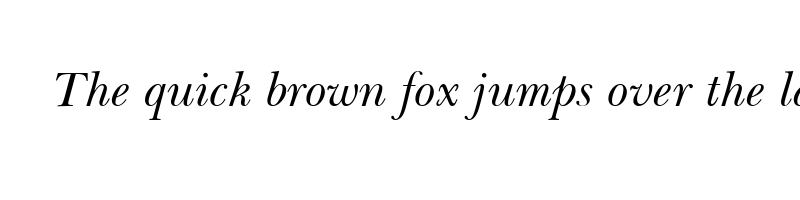 Preview of baskerville handcut italic