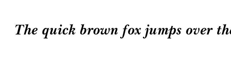 Preview of baskerville win95bt bold italic