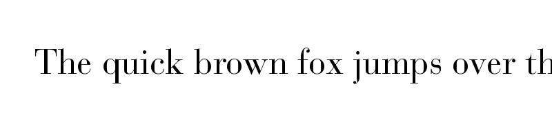 Preview of bauer bodoni std roman
