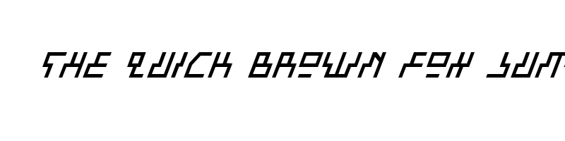 Preview of beam rider italic