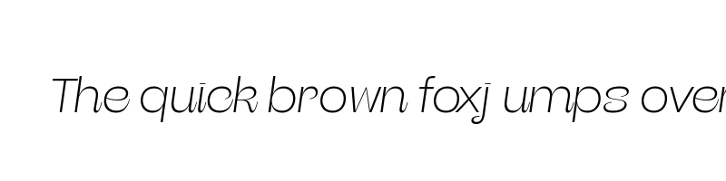 Preview of beatrice headline thin italic